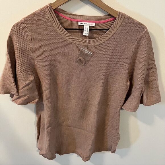 NWT Isaac Mizrahi! Short-Sleeve Scoop-Neck Sweater | Size S - Picture 2 of 9